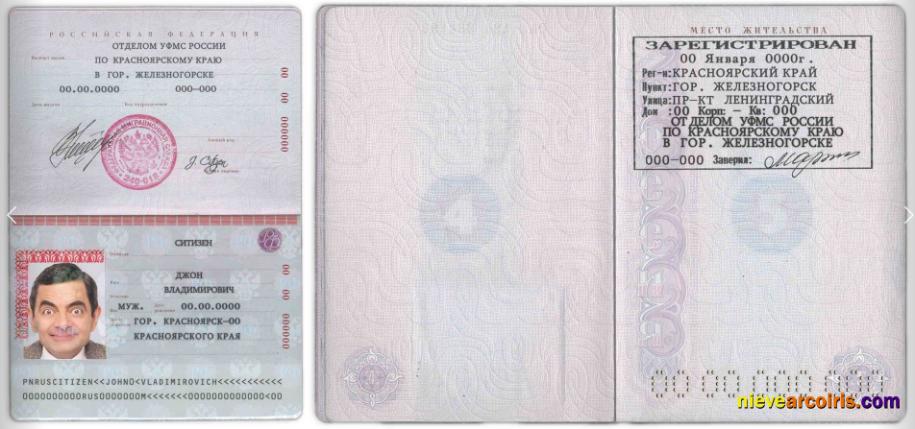 Russia Standard passport